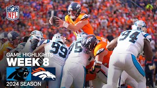 Carolina Panthers vs Denver Broncos  2024 Week 8 Game Highlights [upl. by Lowell]