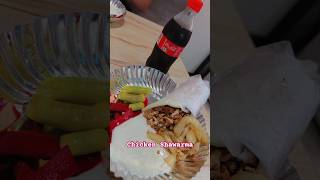 chicken shawarma  lebanese food  chicken shawarma street food [upl. by Eimam]