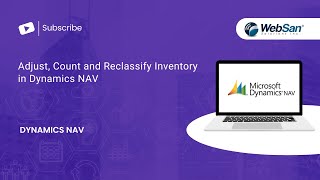 Adjust Count and Reclassify Inventory in Dynamics NAV [upl. by Donelson202]