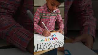 aarvik sojitrahappy diwali carddiwali celebrationkids videolkg student [upl. by Anitrebla]