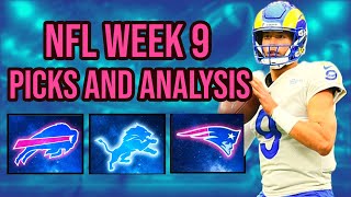 Week 9 NFL Picks amp Predictions Upsets MustWatch Games and Bold Calls [upl. by Zenia]