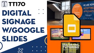 Tech Tuesday 170  FREE Digital Signage with Google Slides [upl. by Annawyt116]