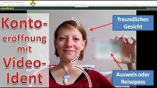 Kontoeröffnung mit VideoIdent ► Comdirect [upl. by Tala]