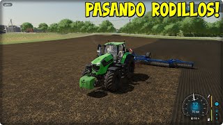 FS 22  PASANDO RODILLOS Y ESCARDADOR [upl. by Annawot]