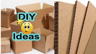 Cardboard Crafts Easy  Manualidades De Cartón Craft With Cardboard [upl. by Nnayr]