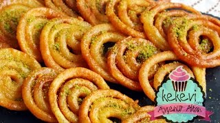 Jalebi Tatlısı Tarifi Hint Halka Tatlısı  Ayşenur Altan Yemek Tarifleri [upl. by Ellitnahc]