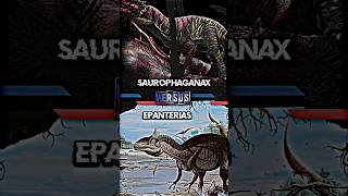 Saurophaganax VS Epanterias dinosaur prehistoric paleontology whoisstrongest shorts trending [upl. by Aitam]