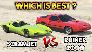 GTA 5 ONLINE  SCRAMJET VS RUINER 2000 WHICH IS BEST [upl. by Aliuqat225]