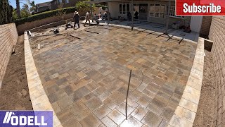 Paver Patio Installation Kicked off JOB part 5 [upl. by Eiluj]