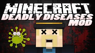 Minecraft Mods  DEADLY DISEASES Realistic Effects  Minecraft Mod Showcase [upl. by Akkahs618]