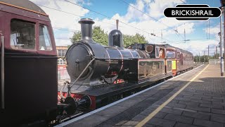 Rare Mainline outing for LampY Tank No1008 at York  34067 on quotScarborough Spa Expressquot  270624 [upl. by Ain705]