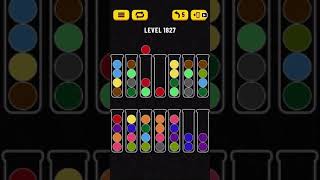 Ball Sort Puzzle  level1827 [upl. by Nanek677]