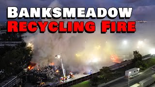 Banksmeadow Recycling Fire  9 November 2024 [upl. by Trini]