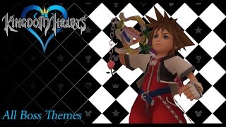 Kingdom Hearts 15 OST All Boss Themes [upl. by Dazraf]