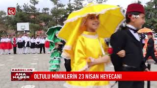 Kardelen TV  OLTULU MİNİKLERİN 23 NİSAN HEYECANI [upl. by Hazaki509]