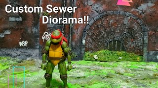 Custom Sewer Diorama Tutorial 2024 6 inch Figures [upl. by Annayad]