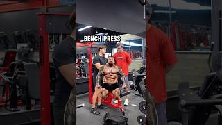 What’s Eddie Hall’s Max Bench Press⁉️🤔 eddiehall gym benchpress [upl. by Littlejohn787]