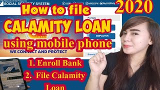 PAANO MAGAPPLY NG SSS CALAMITY LOAN ONLINE 2020 HOW TO FILE SSS CALAMITY LOAN ONLINE 2024 TUTORIAL [upl. by Anitreb882]