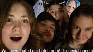 we paranormal investigated our hotel room ft special guests paranormal ghosthunting [upl. by Dominga]