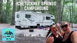 ICHETUCKNEE SPRINGS CAMPGROUND HUGE CAMPSITES GOATS amp DONKEY OUR FULL TIME RV LIFE ON THE ROAD [upl. by Edasalof15]