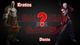 Kratos VS Dante  Batalha dos Games [upl. by Aneerahs379]