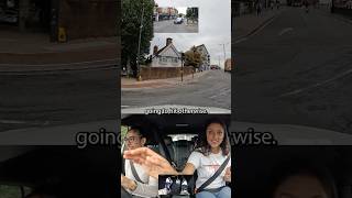 😰BACK TYRE driving lesson learn howto drive car london road [upl. by Neelsaj]