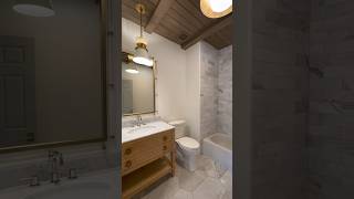 Bathroom remodel in just under 1 minute Some finishing touches left to do diy home bathroom [upl. by Kyl]