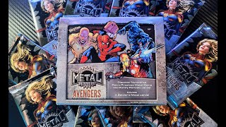 2024 Marvel Metal Avengers Box 3  All boxes arent hot Let me show you what FLOOR looks like [upl. by Fonzie479]