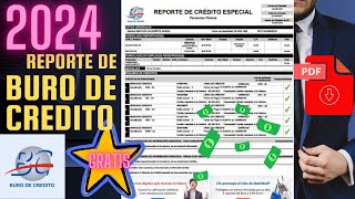 TUTORIAL Como Consultar Buro De Credito GRATIS 2024 Facil y Sencillo en MEXICO [upl. by Barling]