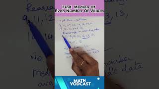 How to find median of even number of values  Cbse  Icse  Math Example [upl. by Naujad706]