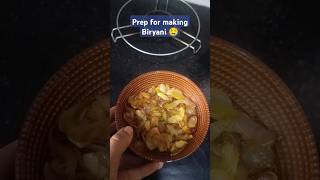 Hyderabadi Chicken Biryani in Making hyderabadibiryani chickenrecipe chickenandrice homecooked [upl. by Baillieu674]