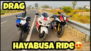 Finally Hayabusa Ride 😍 loud exhaust [upl. by Arym587]