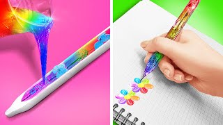 ASTUCES SCOLAIRES GÉNIALES  Créations DIY en résine époxy  Créations pour vous par 123 GO Series [upl. by Drusus]