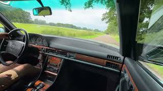 Driving the 1987 MercedesBenz W126 500 SE  Oldenzaal Classics [upl. by Aisenat]