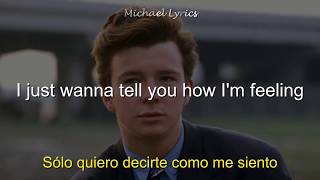 Rick Astley  Never Gonna Give You Up  LyricsLetra  Subtitulado al Español [upl. by Kcirted543]