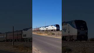 Fast Amtrak train pulling FRA car on the Sunset limited shorts subscribe viral train railroad [upl. by Candyce]