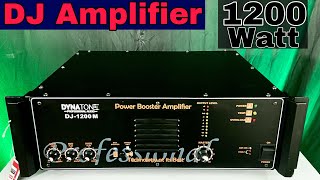 Dynatone 1200w DJ AmplifierBooster Amplifier [upl. by Woodsum]