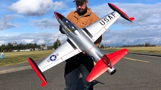 Freewing T33 Shooting Star WRING OUT FLIGHT review USAF 80mm EDF Jet [upl. by Ibor]