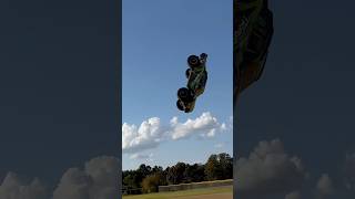 Traxxas Maxx Slash Backflips into hard landing [upl. by Florio]