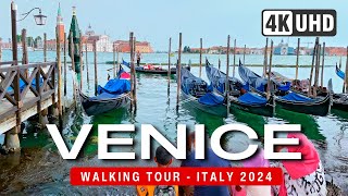 VENICE Walking Tour 4K 🇮🇹 ITALY 2024🛶with SUBTITLES ▶135 min [upl. by Yv537]