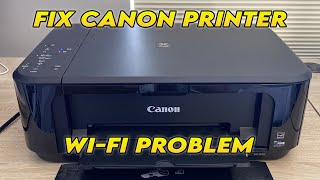 Fix Canon Printer Not Connecting to the WiFi [upl. by Oirtemed]