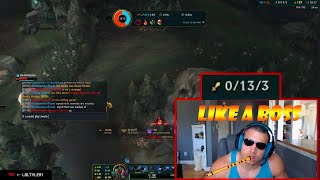 tyler 1 yasuo 13 death and raging compilation  stream highlights [upl. by Arim]