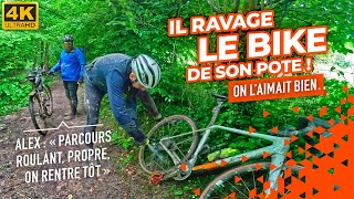 IL RAVAGE LE SUPERIOR XROAD DE SON POTE… mtb gravel cycling [upl. by Richardson75]