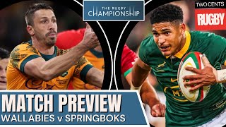 Wallabies vs Springboks Game 1 Preview  Rugby Championship 2024 [upl. by Annahsohs]