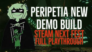 Peripetia New Demo Complete Playthrough Polish Deus Ex Machina meets Serial Experiments Lain [upl. by End529]