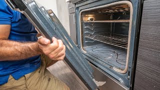 Whirlpool Oven Door Removal [upl. by Rizas99]