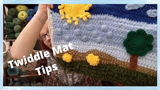 Tips on how to Crochet Twiddle Mats Muffs and Cannulas [upl. by Ruosnam]