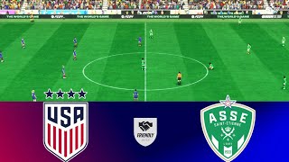 FC 24  USWNT vs SAINTÉTIENNE W  July 19 2024  Friendly Match  PS5 Gameplay [upl. by Trilly]