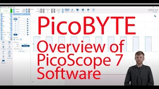 PicoBYTE 1 Overview of PicoScope 7 Software [upl. by Atteuqal]