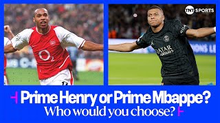 🇫🇷 Prime Thierry Henry or Prime Kylian Mbappé  who is the better player UCL [upl. by Ainad878]